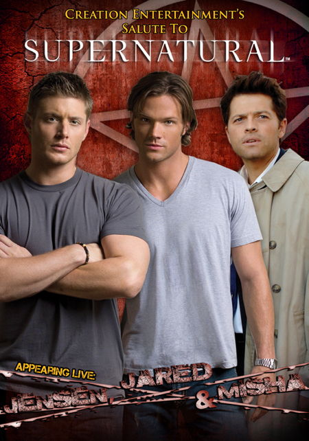 Jensen Ackles, Jared Padalecki and Misha Collins