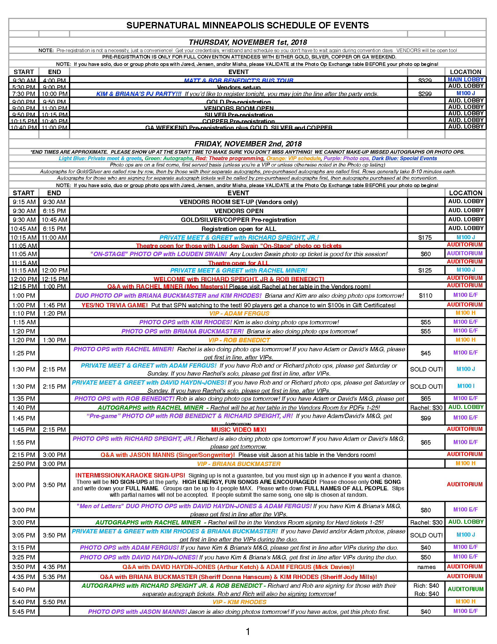 Supernatural Convention 2024 Schedule Nada Tallie