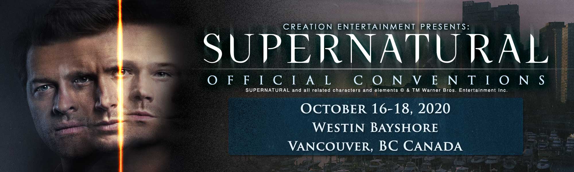 Supernatural Convention Event Vancouver, BC Creation Entertainment
